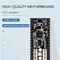Miniatyrbild 5 av 5: Amdohai Typ C Extern SSD HDD-hölje Universal PC-lagringsbox
