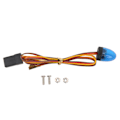 Pikkukuva 1 / 8: RC-auton hälytysvalo 5 valotilaa korkea simulaatio pyöreä kompakti 10x15mm LED-varoitusvalo 1/10 RC-autolle sininen