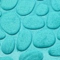 Pikkukuva 3 / 5: Kylpyhuonematot 2-osainen Liukumaton Pestävä Kylpymattosarja, Kylpymatto ja WC-matto, 80x50 cm, Aqua