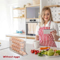 Miniatyrbilde 2 av 5: 2 stk. 4-lags eggholder automatisk rullende dispenser eggstativholder