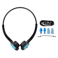 Miniatyrbild 1 av 8: Benledningshörlurar Bluetooth 5.0 Brusreducerande IPX8 Vattentäta Uppladdningsbara Öppna Öron Hörlurar med 8G Minne