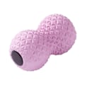 Miniatyrbilde 6 av 8: Fysisk massasjeball elastisk myk bærbar kompakt EVA-materiale praktiske muskelslippkuler for hjem dobbel ball rosa