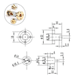Miniatyrbild 2 av 5: T8 Anti-Backlash Fjäder Mutter Eliminerad Glapp Mutter för 3D-Skrivare CNC Maskin 8mm Acme Gängad Stång (3st)