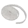 Miniatyrbilde 8 av 8: Rhinestone Strip 5yd lang 0,4 tommer bred gjennomsiktig hvit trygt slitesterk krystallbånd til bryllupsfestbursdag