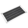 Miniatyrbillede 2 af 8: 10W 18V Solcellepanel Modul 12V Telefonoplader SemiFleksibel Dual USbDC Output