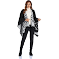 Miniatyrbillede 5 af 5: Moderne Oversized Strikkede Poncho Cape til Kvinder - Varme Vinter Sjal Wraps
