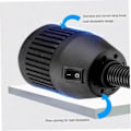 Miniatyrbillede 5 af 5: Maskinlampe Metal Industriarbejdslampe med Fast Base Fleksibel Arm Drejebænksbelysning 220v 5w (sort) (1 stk)