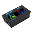 Miniatyrbilde 6 av 8: Digital Voltmeter Ammeter Panel 8 i 1 Multifunksjonell Power Meter Farge LCD-skjerm AC Energimonitor AC60‑300V 20A