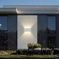 Miniatyrbillede 3 af 5: 12W Sort Aluminium LED Indendørs Væglampe, Moderne Væglampe Op Ned Spotlampe til Stue Soveværelse Hall Trappe Gang (Varm Hvid)