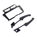 Miniatyrbilde 4 av 8: Bilde Fascia 2DIN Radio Stereo Dash CD Ramme Panel Erstatning for Yaris Vitz Platz 2005‑2011 Svart
