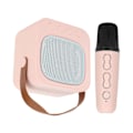 Pikkukuva 8 / 8: Mini Karaokelaitteet Kannettava Bluetooth-kaiutin Langattomalla Mikrofonilla Basso Diskanttisäädöllä Pinkki