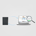 Miniatyrbilde 6 av 8: Hard Disk Box Svart ABS SSD 2 i 1 M.2 B Key MSATA til SATA 3.0 Datamaskin Tilbehør