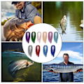 Miniatyrbilde 5 av 8: 1000PCS PET Krystall Flash Fluebinding Material Holografisk Fiske Lure Binding Making Jig Hook BaitsFluefiske Binding