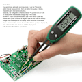 Miniatyrbilde 6 av 8: Smart SMD-tester Chip Diode Resistor Kondensator Digital Pinsett Elektronisk Komponentanalysator