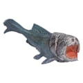 Miniatyrbillede 5 af 8: Simuleret falsk fiskemodel kunstig naturtro Jurassic periode Zhengs fiskemodel til børnBlå