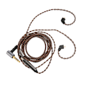 Miniatyrbilde 6 av 8: Øretelefonoppgraderingskabel 2 pins 0,78 mm 3,5 mm rettvinklet utskifting av ørepropper med mikrofon for AS10 AS06 ZST ZS3 ES4