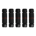 Miniatyrbillede 1 af 8: 5 Stk M3 2Pin Aviation Plug Docking Connector IP68 Vandtæt udendørs gadelampe Ledningskabelstik 300V 16A