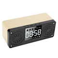 Pikkukuva 4 / 8: Bluetooth Mini Langaton Herätyskello Ulkoilman Kannettava Liitäntäkortti Bass Musiikkikaiutin (Keltainen Puun Syy)