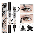 Pikkukuva 1 / 5: Eyeliner-leimasin, nestemäinen eyeliner-leimasin, siivekäs eyeliner-leimasin, vedenkestävä siivekäs eyeliner, kaksoiskärki, pitkäkestoinen, ei leviä