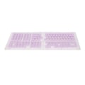 Miniatyrbilde 8 av 8: PBT Pudding Keycaps 129 Taster Translucent OEM Høyde Doubleshot Injeksjon DIY Keycaps For Mekaniske Tastaturer Lilla