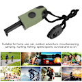 Pikkukuva 8 / 8: Magnesium Flint Stone Fire Starter Hätäsytytin Outdoor Survival Camping Army Green