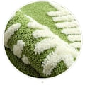 Miniatyrbild 3 av 5: Halkskyddad Chenille Badrumsmatta - Vattentät Plysch Hushållsmatta för Dusch, Badrum, Hall, Sovrum, Vardagsrum (50 cm)