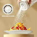 Miniatyrbilde 2 av 5: 180 ml glass saltspreder med pressetypekontroll A White31