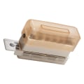Miniatyrbilde 3 av 8: 6-hulls stanseinnsats sparer sterk metall, plast 3 ark kapasitet Sponkasse Perm Puncher for Family Office School Mørkebrun