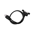 Pikkukuva 4 / 8: Combo kaksois USB 3.0 uros-naaras jatkokaapeli ruuviliitäntäpaneelireikillä