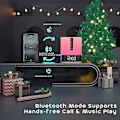 Miniatyrbild 4 av 5: Högtalare Nattlampa, Portabel Högtalare Dimbar Touch Sänglampa Flerfärgad Bordslampa Smart Väckarklocka 2000mAh Stödjer TF/SD-kort Perfekt Present Sovrum