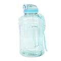 Pikkukuva 3 / 8: 1500 ml:n urheilujuomapullo, kannettava asteikko, ponnahtava kansi, olkikupillinen, ulkokuntoiluun tarkoitettu vesisäiliöpullo, vihreä