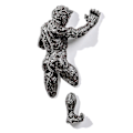 Miniatyrbillede 2 af 4: Moderne 3D Gennem Væg Figur Resin Skulptur Hjemme Ornament Statue Zekai Stil A