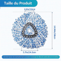 Miniatyrbilde 2 av 5: 4-pakke erstatnings mopphoder i mikrofiber for Vileda Easy Wring og Clean O-Cedar/Turbo bomullsmoppe - Lett å rengjøre tregulv
