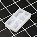 Pikkukuva 5 / 5: Hartsihomeet - 4 KPL 3D Nallekarhumuotti Riipuskoruja varten Epoksihartsivaluun DIY-askarteluun