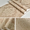 Miniatyrbillede 3 af 8: 0,53M×9,5M 3D Europæisk Stil Tapet Non Woven Moderne Tapet til Stue Soveværelse TV Baggrund Himmelblå