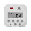 Pikkukuva 4 / 5: Sinotimer 1 sekunnin välein 12 V digitaalinen LCD-ajastinkytkin 7 päivän viikoittain ohjelmoitava aika rele Prog-B17