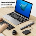 Pikkukuva 4 / 5: USB 3.0 -telakointiasema 10-in-1 Hub -sovitin PD Ethernetillä, kompakti muotoilu, kannettava yleismallin Type-C -kannettavan telakointiasema