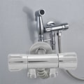 Miniatyrbilde 5 av 8: Kobber dobbel bryter utløpsvinkelventil toalett bidet dusj kran baderomstilbehør G1/2