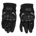 2PCS Motorcykelhandskar Ledande Mesh Plastprick Frisk Tyg Män Kvinnor Bär UtrustningM