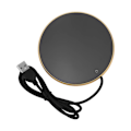 Miniatyrbillede 1 af 8: Kaffekrusvarmer 55°C Konstant temperatur 3 niveauer Lille lys Smart USB stearinlysvarmer til hjemmekontor Traveling Gold