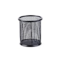 Miniatyrbillede 4 af 5: Metal Mesh Penholder, Sort Skrivebordsarrangør til Kontor, 2-pak