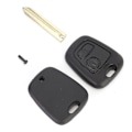 Miniatyrbild 3 av 4: Bilnyckel Fodral 2 Knappar ABS Skydd Tillbehör Passar Citroen C1 C2 C3 C4 Xsara Picasso