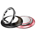 Miniatyrbilde 2 av 7: Mobiltelefon Ringholder Stativ Magnetisk Telefon Ring Finger Kickstand 360° Rotasjon Metall Ringgrep