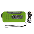 Miniatyrbild 1 av 8: Handvev Radio AM/FM/SOS Full Band USB Uppladdningsbar utomhus LED Solar Powered Emergency Radio Ficklampa