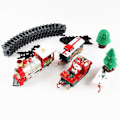 Miniatyrbilde 2 av 4: Elektrisk juletog - Lyd og lys - Juletogdekorasjon med animert vogn og julenisseskinner