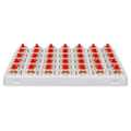 Miniatyrbilde 4 av 8: 35 stk rød bryter forhåndssmurt 3 pins lineær RGB SMD-bryter kompatibel for Cherry MX-brytere for mekaniske tastaturer