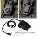 Pikkukuva 6 / 8: K Head Military Waterproof PTT Adapter Walkie Talkie Microphone Headset Kuulokkeet