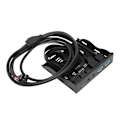 Miniatyrbillede 4 af 8: Frontpanel USB 3.2 Hub 10 Gbps Plug and Play Iron Shell Floppy Disk Reader til Win til Linux