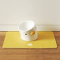 Miniatyrbillede 3 af 7: PU læder kæledyr skål placemat vandtæt olietæt kæledyr skål måtte kat hund kylling skål placemat