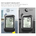 Miniatyrbillede 8 af 8: Mountain Road Bike Trådløs Odometer Multifunktionel Interface Stor Skærm Vandtæt Velometer Support Fem Sprog